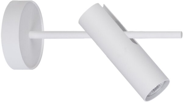 Wandstrahler Innen Metall Weiß GU10 B:28 cm schwenkbar