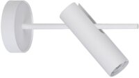 Wandstrahler Innen Metall Wei&szlig; GU10 B:28 cm schwenkbar