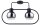 Schwarze Deckenlampe Silber Metall Glas E27 stylisch