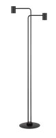 Schwarze Stehlampe Zylinder 162 cm E27 auff&auml;llig