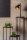 Schwarze Tischlampe Gold flexibel E27 45 cm Industrial