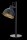 Schwarze Tischlampe Gold flexibel E27 45 cm Industrial