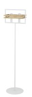 Gro&szlig;e Stehlampe Wei&szlig; Gold Modern 162 cm...