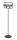 Stilvolle Stehlampe 2-flammig Metall Schwarz E27 162 cm