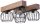 Gem&uuml;tliche Deckenlampe Holz Metall Schwarz L:41 cm E27