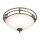 Deckenleuchte ANOUK Antik Gold Wei&szlig; &Oslash;37cm Lampe