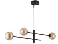 L&auml;ngliche H&auml;ngelampe Glas Bernstein G9 103 cm...