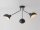 Schwarze Deckenlampe Innen Weiß E27 3-flammig stylisch