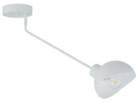 Weiße Deckenlampe Metall stylisch E27 L:72 cm...
