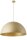 Gro&szlig;e Pendelleuchte Gold Metall Loft E27 rund &Oslash;70 cm