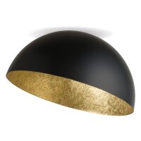 Metall Deckenleuchte Schwarz Gold Loft E27 Ø35 cm...