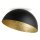 Runde Deckenlampe Metall Gold Schwarz &Oslash;50 cm elegant