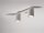 Weiße Deckenlampe Metall GU10 L:46 cm Zylinder Zeitlos