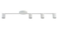 Moderne Deckenlampe GU10 Wei&szlig; Metall L:90 cm gro&szlig;