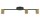 Deckenlampe Schwarz Gold GU10 Metall Zylinder stilvoll