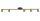Deckenlampe Gold Schwarz 5-flammig 110 cm stylisch