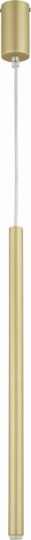 Kleine Pendelleuchte Gold Zylinder Metall B:5 cm G9