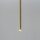 Kleine Pendelleuchte Gold Zylinder Metall B:5 cm G9