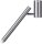 Wandstrahler Innen Metall Silber G9 H:30 cm flexibel