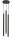 Pendelleuchte 3-flammig Metall B:16 cm G9 in Schwarz