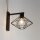 Wandlampe Metall Draht Schwarz E27 T:35 cm dekorativ