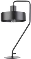 Gro&szlig;e Tischlampe Schwarz H:55 cm Metall Lesen Arbeiten