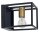 Wandleuchte Innen Schwarz Gold Metall T:21 cm dekorativ