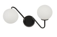 Innen Wandlampe Metall Glas Kugel G9 B:38 cm gem&uuml;tlich