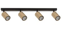 Aufbaustrahler Metall Schwarz Gold L:60 cm flexibel