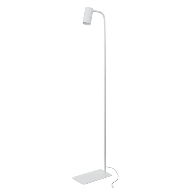 Stehleuchte klein 120 cm verstellbarer Schirm Weiß GU10