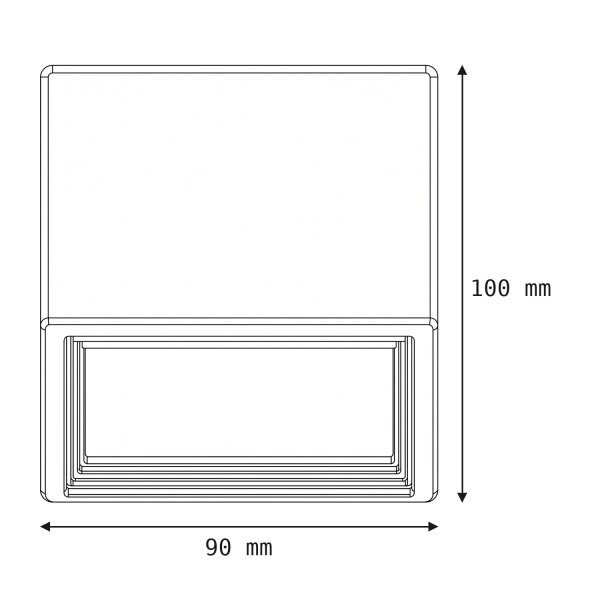 Deckenspot eckig GU10 Weiß Metall Modern DOWNLIGHT
