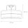 Deckenlampe Messing Creme 3x E27 Ø 34 cm rund SHOJI