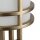 Wandlampe Glas Metall H: 39 cm Creme Messing SHOJI