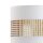 Wandlampe Stoff Metall Weiß Gold E27 Modern