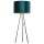 Tripod Stehlampe Stoffschirm E27 158 cm klein