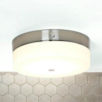 LED Deckenleuchte JANJA in Chrom IP44 Ø25cm Lampe