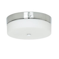 LED Deckenleuchte JANJA in Chrom IP44 Ø25cm Lampe