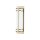 Wandleuchte 2x E27 in Messing Creme Glas Metall SHOJI