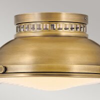 Deckenlampe Messing antik 2x E27 Ø 32 cm...