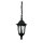 Außenleuchte IP44 E27 Schwarz Glas Aluminium Rustikal