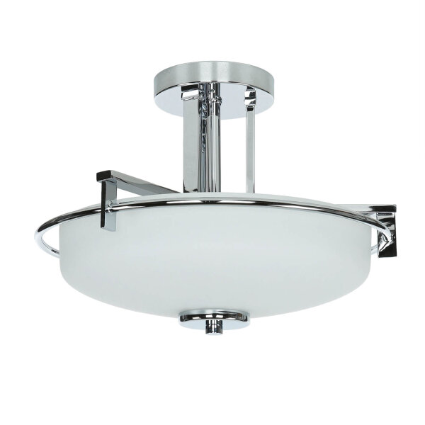 LED Deckenleuchte Bad satiniertes Glas blendarm IP44