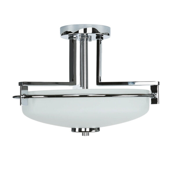 LED Deckenleuchte Bad satiniertes Glas blendarm IP44