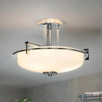 LED Deckenleuchte Bad satiniertes Glas blendarm IP44