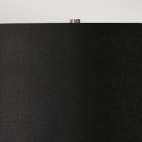 Tischleuchte Weiß Schwarz E27 65 cm Klassisch...