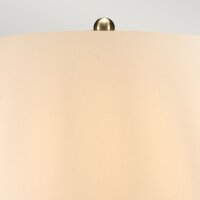 Große Tischlampe in Bronze Elfenbein 71 cm...