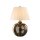 Große Tischlampe in Bronze Elfenbein 71 cm Klassisch E27