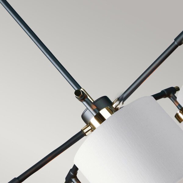 Deckenlampe 5-flammig E27 höhenverstellbar blendarm