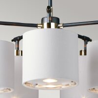 Deckenlampe 5-flammig E27 höhenverstellbar blendarm