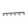 Deckenspot Metall Schwarz verstellbar 127 cm lang