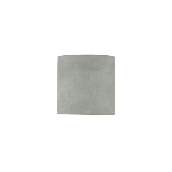 Beton Wandleuchte Up Down rund H: 10 cm klein G9 LED